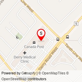Wine Rack on Derry Road West, Mississauga Ontario - location map