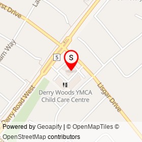 Scotiabank on Lisgar Drive, Mississauga Ontario - location map