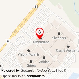 Armani on Steeles Avenue, Halton Hills Ontario - location map