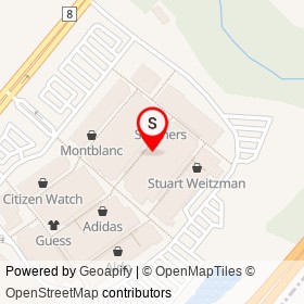 American Eagle Outfitters on Steeles Avenue, Halton Hills Ontario - location map