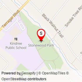 Stonewood Park on , Mississauga Ontario - location map