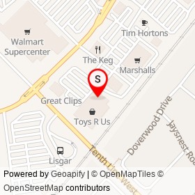 Babies R Us on Argentia Road, Mississauga Ontario - location map