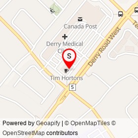No Name Provided on Derry Road West, Mississauga Ontario - location map