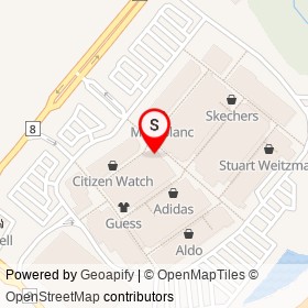 Peoples Jewellers on Steeles Avenue, Halton Hills Ontario - location map