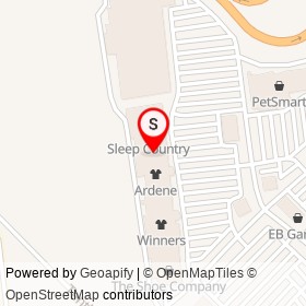 Staples on Tenth Line West, Mississauga Ontario - location map