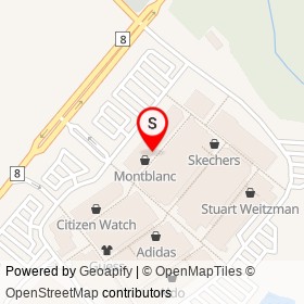 Versace on Steeles Avenue, Halton Hills Ontario - location map