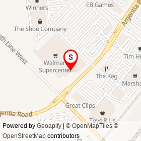 Mr. Lube & Tire on Argentia Road, Mississauga Ontario - location map