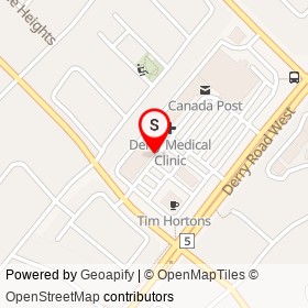 Swirlyz Yogurt Cafe on Redpath Circle, Mississauga Ontario - location map