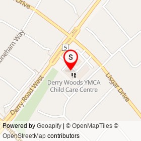 Thai Cuisine Experts on Derry Road West, Mississauga Ontario - location map