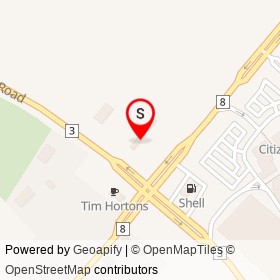Pipeline Commercial on Trafalgar Road, Halton Hills Ontario - location map