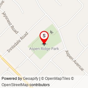 Aspen Ridge Park on , Mississauga Ontario - location map