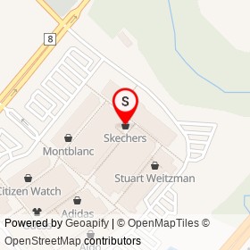 Skechers on Steeles Avenue, Halton Hills Ontario - location map
