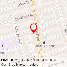 Shell on Haddington Avenue, Toronto Ontario - location map