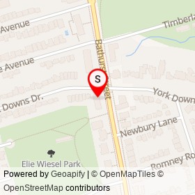No Name Provided on York Downs Drive, Toronto Ontario - location map