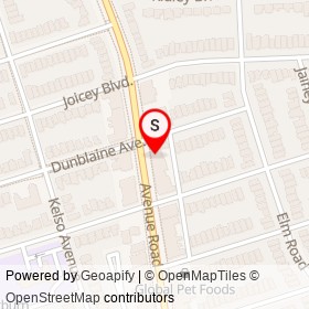 Garrett Florist on Dunblaine Avenue, Toronto Ontario - location map
