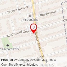 Panago on Avenue Road, Toronto Ontario - location map