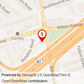 Brooklyn Furniture Emporium on Bathurst Street, Toronto Ontario - location map