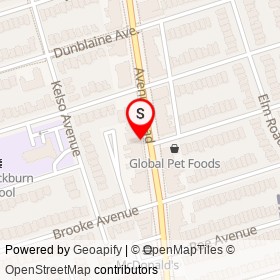 Marbella on Avenue Road, Toronto Ontario - location map