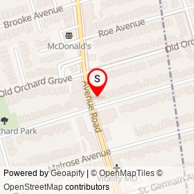 The Beauty Lounge on Deloraine Avenue, Toronto Ontario - location map