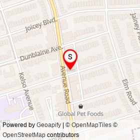 The Pheasant on Haddington Avenue, Toronto Ontario - location map