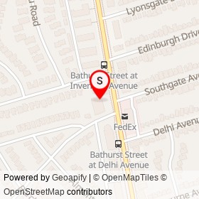 Ortensia Nail Salon & Spa on Allingham Gardens, Toronto Ontario - location map