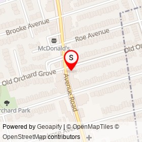 Freshii on Old Orchard Grove, Toronto Ontario - location map