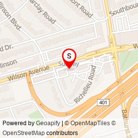 Medishop Pharmacy on Wilson Avenue, Toronto Ontario - location map