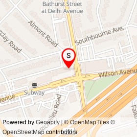 Xcash Money Solutions on Bathurst Street, Toronto Ontario - location map