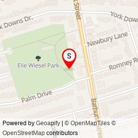 No Name Provided on Palm Drive, Toronto Ontario - location map