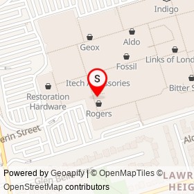 Champs on Dufferin Street, Toronto Ontario - location map