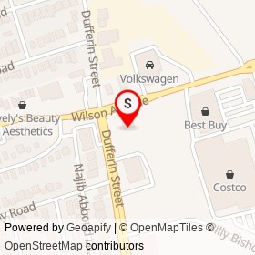 Dufferin Auto Spa on Wilson Avenue, Toronto Ontario - location map