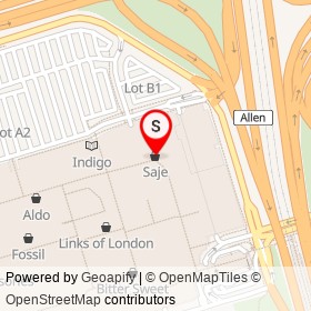 Saje on Dufferin Street, Toronto Ontario - location map
