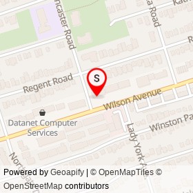 Exclusive Barber Shop & Grooming on Ancaster Road, Toronto Ontario - location map