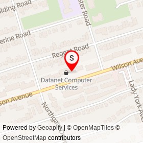 Buzz Buzz Pizza on Wilson Avenue, Toronto Ontario - location map