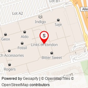 Chloé on Dufferin Street, Toronto Ontario - location map
