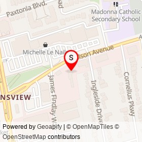 No Name Provided on Wilson Avenue, Toronto Ontario - location map