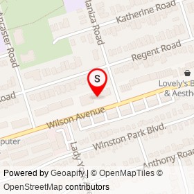 Sunny Days Smoke & Variety on Wilson Avenue, Toronto Ontario - location map