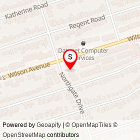 Shell Select on Northgate Drive, Toronto Ontario - location map