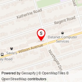 Cut 4 Style on Wilson Avenue, Toronto Ontario - location map