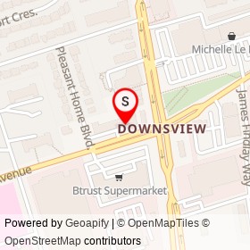 Wilson Dental Clinic on Wilson Avenue, Toronto Ontario - location map