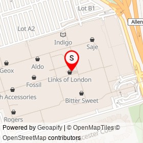 Ladurée on Dufferin Street, Toronto Ontario - location map