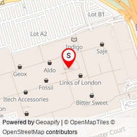 Pottery Barn on Dufferin Street, Toronto Ontario - location map