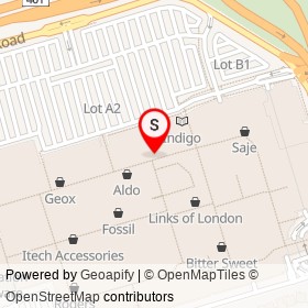 Banana Republic on Dufferin Street, Toronto Ontario - location map