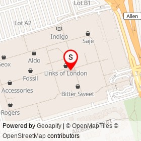 Tumi on Dufferin Street, Toronto Ontario - location map