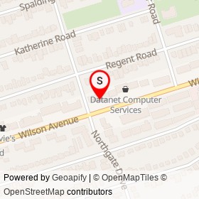 La Traviata on Wilson Avenue, Toronto Ontario - location map