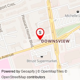 Ria on Wilson Avenue, Toronto Ontario - location map