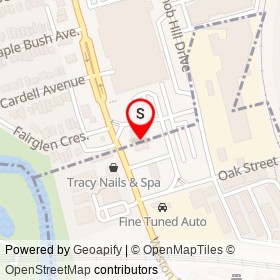 TD Canada Trust on Weston Road, Toronto Ontario - location map