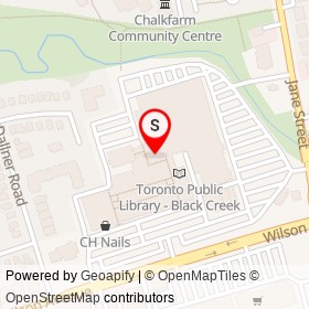 North York Sheridan Mall on Wilson Avenue, Toronto Ontario - location map