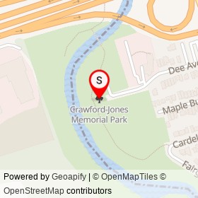 Crawford-Jones Memorial Park on , Toronto Ontario - location map