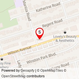 Christine's Exquisites on Wilson Avenue, Toronto Ontario - location map
